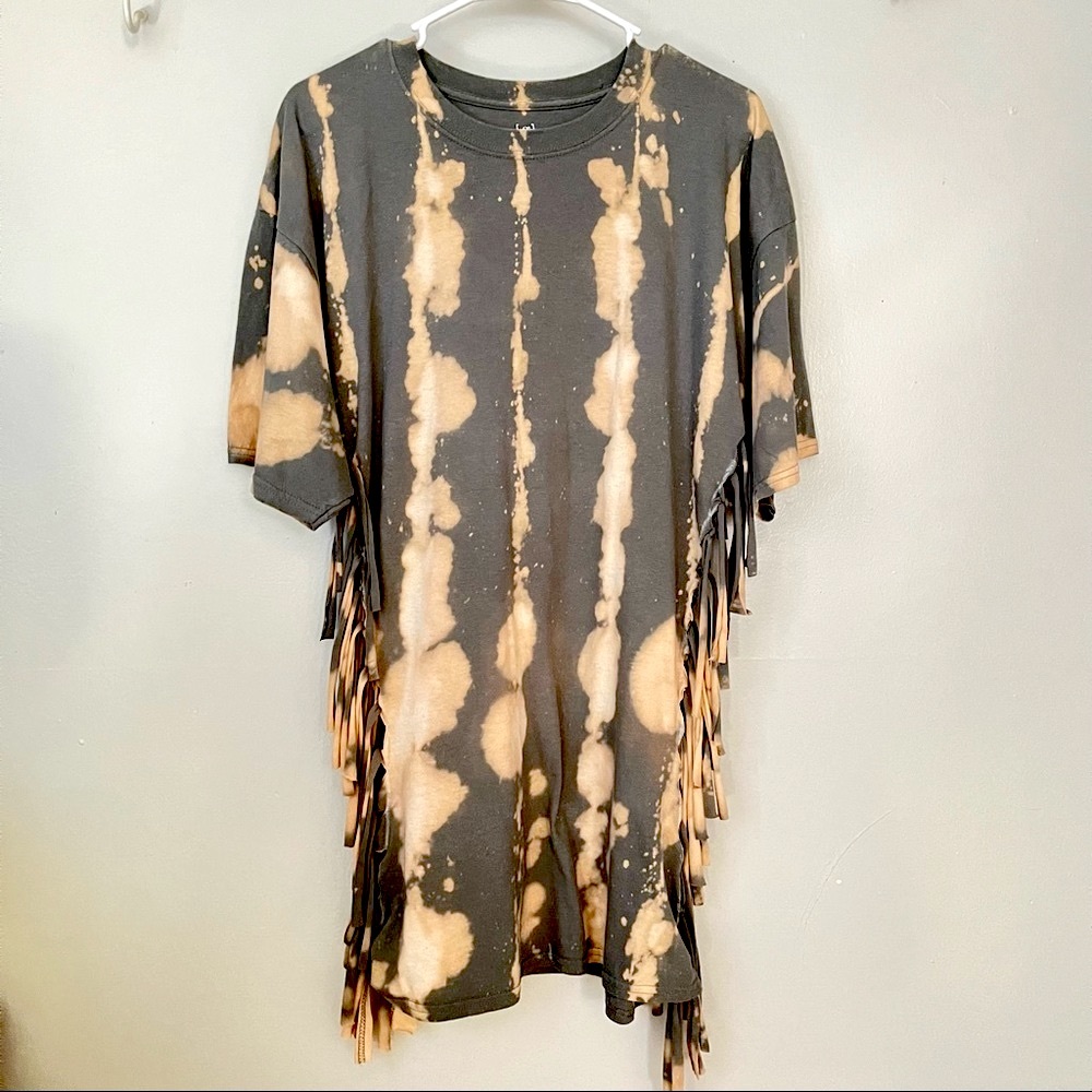 Custom bleached and altered dress